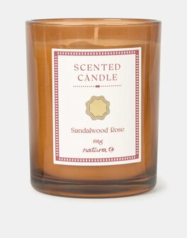 Natura- Vela scented candle - Sandalwood rose