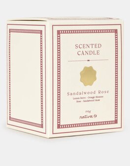 Natura- Vela scented candle - Sandalwood rose
