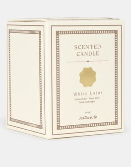 Natura- Vela scented candle - White lotus