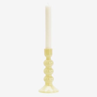 Madam Stoltz - kaarshouder - glas - honey