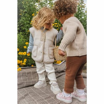 Poppy gilet - kids - off white