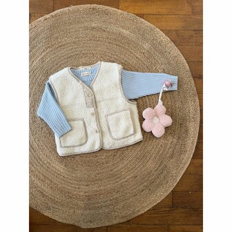Poppy gilet - kids - off white