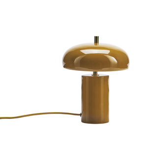 Madam Stoltz - metalen tafellamp - mustard
