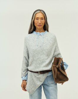 Natura - Poncho - Zora - Grey