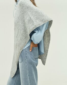 Natura - Poncho - Zora - Grey