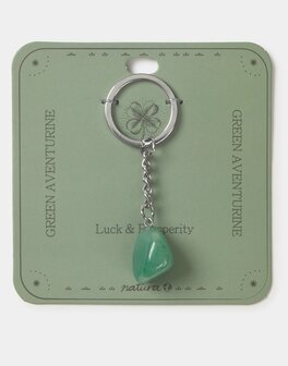 Natura - Sleutelhanger - Geluk - Aventurijn