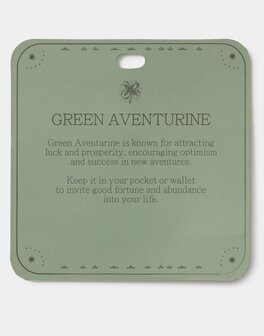 Natura - Sleutelhanger - Geluk - Aventurijn