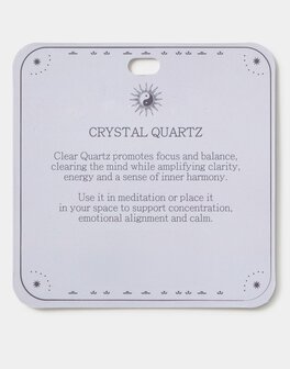 Natura - Sleutelhanger - Balans - Bergkristal