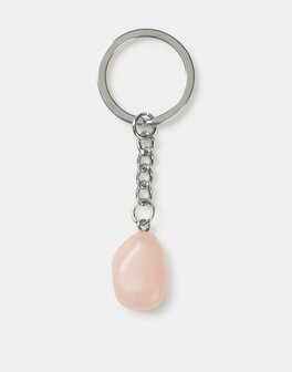 Natura - Sleutelhanger - Liefde - Rozenquartz