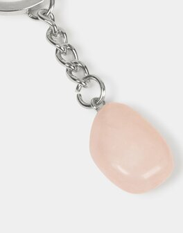 Natura - Sleutelhanger - Liefde - Rozenquartz