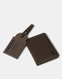 Natura - Bagagelabel - Oxford - Bruin