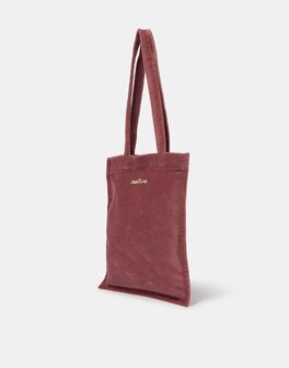 Natura - Tote Bag - Velvet - Ramayan - Wijn rood