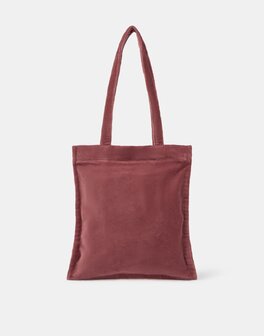 Natura - Tote Bag - Velvet - Ramayan - Wijn rood