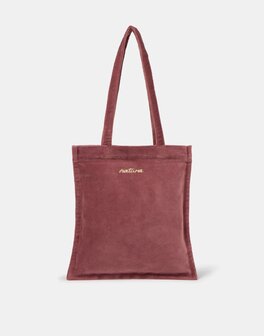 Natura - Tote Bag - Velvet - Ramayan - Wijn rood