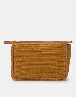 Natura - Toiletry bag - Velvet - Honey
