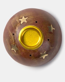 Natura - Wierookkegel met houder - Mogra