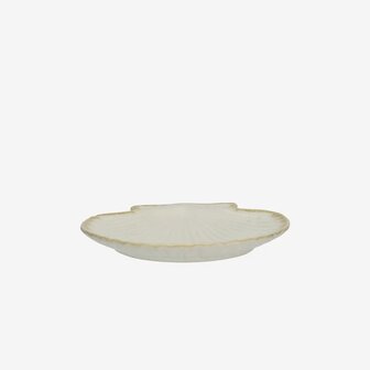 Madame Stoltz - Bord - Steen - Zeeschelp - Off white