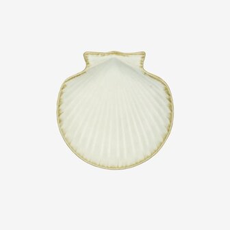 Madame Stoltz - Bord - Steen - Zeeschelp - Off white