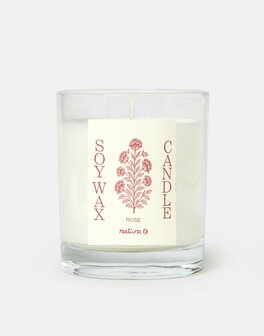 Natura - Blumora geurkaars - Sojawas - rose