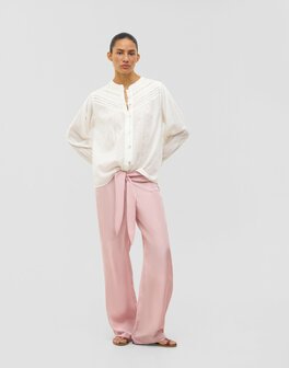 Natura - Lidia Dobby blouse - off-white