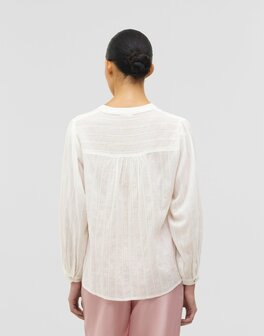 Natura - Lidia Dobby blouse - off-white