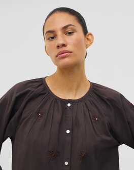 Natura - Alma blouse - bruin
