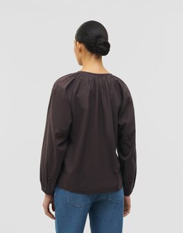 Natura - Alma blouse - bruin