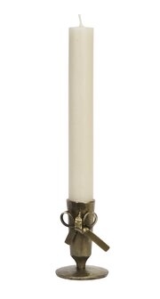 Madam Stoltz - brass kandelaar met strik