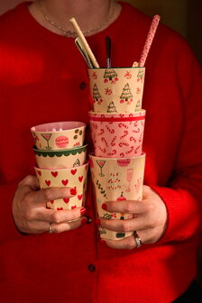 Rice - Melamine Cup - medium - Christmas