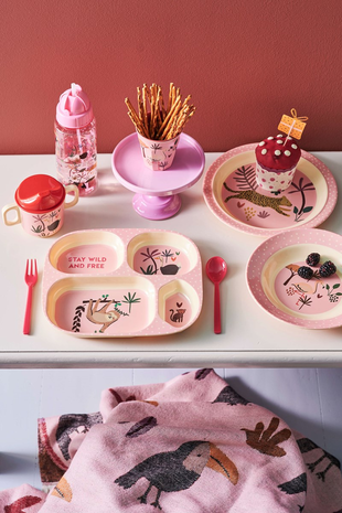Rice - Kleine melamine kids cup - flamingo