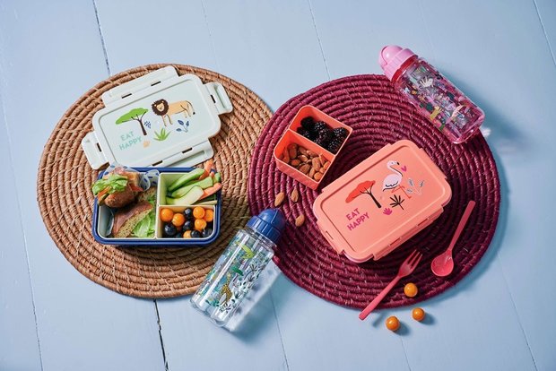 Rice - Lunchbox - Jungle - blauw
