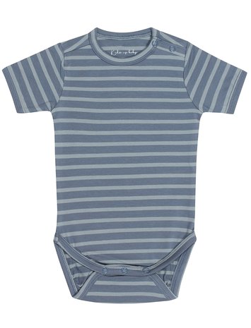 Kids up Baby - Romper blauw - gestreept