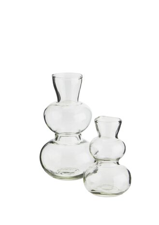 Madam Stoltz - Vaas - glas bol - L