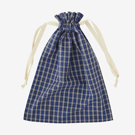 Madam Stoltz - printed cotton bag - multicolor - 30x40 cm