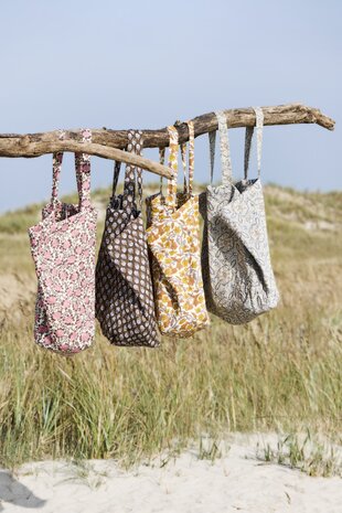 IB Laursen - Bag - Quilted - Grapevines print