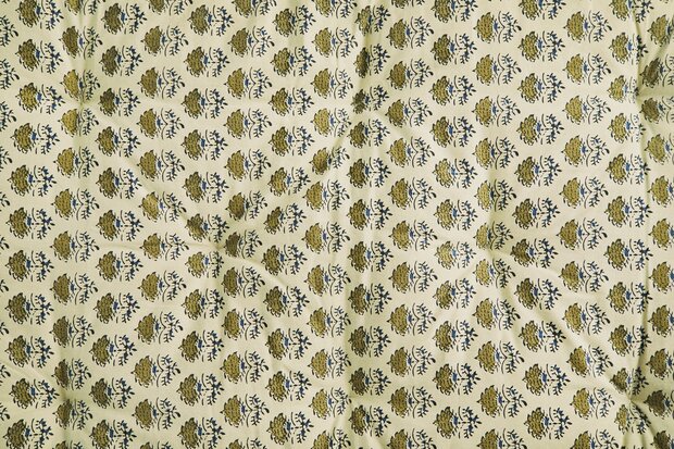 Madame Stoltz -matraskussen 60 x 100- Off white, groen, blauw, zwart