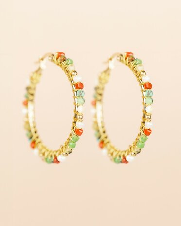 My Heritage - oorring - Large 30 mm - verschillende thema's