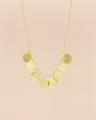 Muja Juma - necklace - Gold Plated - Heliconian - Coins