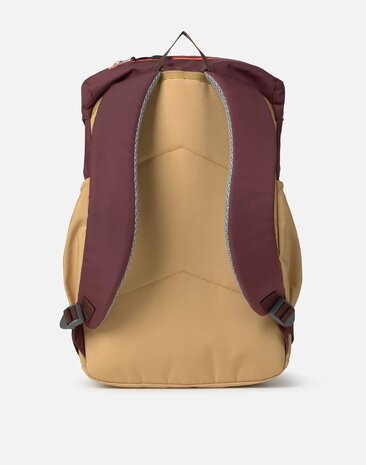 Natura - Backpack - Kilimanjaro - Bordeaux - Okergeel