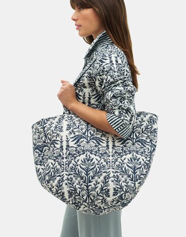 Natura - Shopper - Ayush bag - Printed - Navy blue