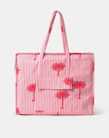 Natura - Shopper - Weekend - Palms - Pink
