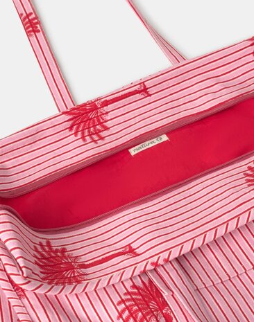 Natura - Shopper - Weekend - Palms - Pink
