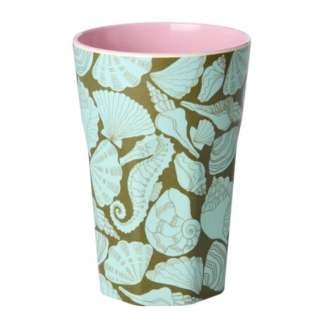 Rice - Melamine Cup - groot - groen - Sea Shell