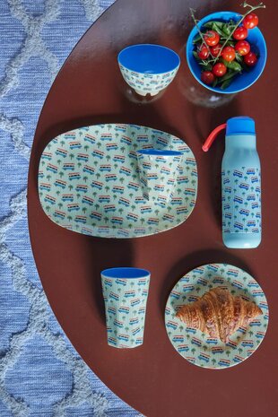 Rice - Melamine Cup - groot - blauw - Cars