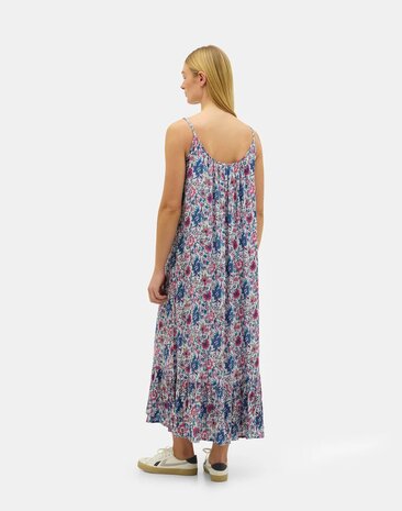Natura - Lange Jurk met bloemen Print - Dalmar