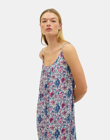 Natura - Lange Jurk met bloemen Print - Dalmar