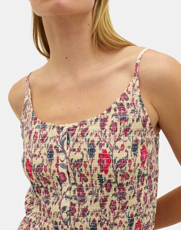 Natura - Lange Jurk met bloemen Print - Badru