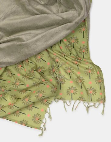 Natura - Handdoek - Pareo - Palmbomen - Groen