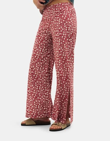 Natura - Broek met print - Eshan - Burgundy 