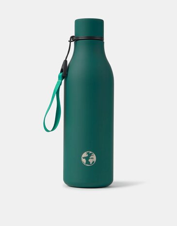 Natura - Metalen drinkfles - 550 ml - Groen